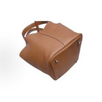 HERMES Picotin Lock 22 Silver buckle Basket Bucket Bag Handbag 22 Women\'s Style 37 Gold Brown